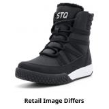 STQ Women's Winter Walking Boots Zip Up Lightweigh