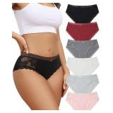 Levao Cotton Underwear Women's Bikini Panties Brea