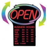 $247 NEWON LED  OPEN  Sign - English Only