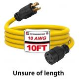 EP 10 Ft 30-Amp Generator Extension Cord, 4-Prong