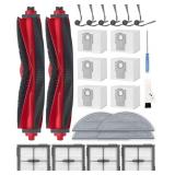 24 Pcs Accessories Kit for Roborock Q10 S5+ Robot