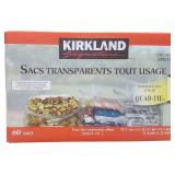 KIRKLAND SIGNATURE Clear Garbage Bags (Pack of 60/