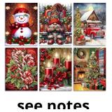 6 Pack Christmas Paint by Numbers Adult Kit - Chri
