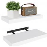 Vervida  Floating Book Shelves for Wall 2 Set 15 x