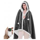 Heated Electric Blanket Shawl: Heating Throw Heate