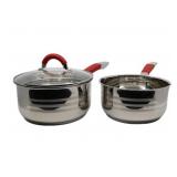 Verka Stainless Steel Milk Pan and Sauce Pan Set 3