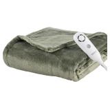 Berkshire Blanket Heated Throw   Reversible Loftmi