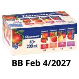 Rougemont Juice Pack 200ml x 40 Count