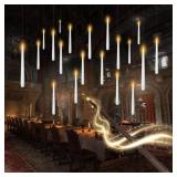 kakoya Flameless Floating Candles with Wand 20 Pcs