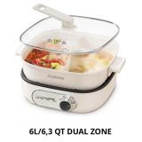 $149 Electric Hot Pot with Divider, 6L Double-Flav