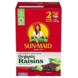Sunmaid Organic Raisins, 2 Count, 1814g