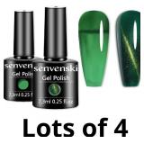 Senvenski Green Jelly Gel Nail Polish Sheer Turquo
