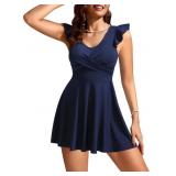 Kate Kasin Tankini Swimdress for Women Two Piece S