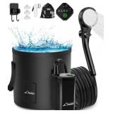 WADEO Upgraded Portable Shower with 20L Collapsibl