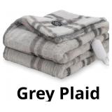 Berkshire Blanket Heated Throw Blanket, Grace Fur