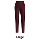 Womens Down Pants Winter Warm Elastic High Waist Q