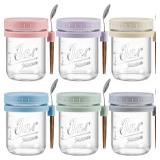 LANDNEOO 6 Pack Overnight Oats Containers with Lid