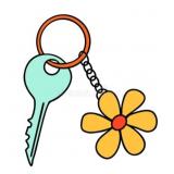 Lot of 10 keychains