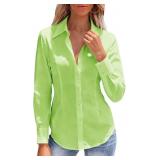 Button Down Shirts for Women Long Sleeve Dress Shi