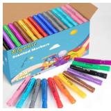 Scented Markers Bulk, 120 Count in 12 Assorted Col
