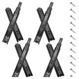 12 inch Drawer Slides 4 Pairs (8pcs) Full Extensio