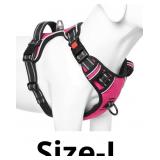 Timos Dog Harness, 3 Snap Buckles No-Pull Soft Pad