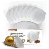 Sootozy Reusable Aluminum Foil Seals for Nespresso