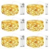 Fairy Lights Indoor 10 Pack LED Copper Wire Batter