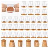 32 Pcs Chair Leg Floor Protectors for Hardwood Flo