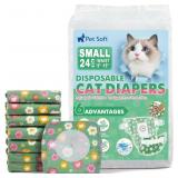 Pet Soft Disposable Cat Diapers - Diaper for Femal