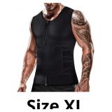 Mens Sweat Sauna Vest for Waist Trainer Weight Los