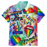 Women Pride Shirt for Women LGBTQ Shirts Rainbow P
