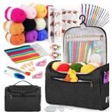 Aeelike Crochet Kit for Beginners Young and Old, F