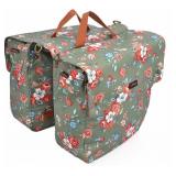$140 TOURBON Canvas Cycling Bag Bike Pannier Rear