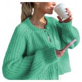 SeeLuNa Crochet Cardigan Sweaters for Women Tops C