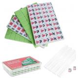 Mini Chinese Mahjong for Travel,144 Pcs Green Mahj