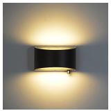 Indoor Dimmable Wall Sconces with Dimmable Switch,