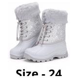 Kids Winter Boots Girls Boys Warm Snow Boots Child