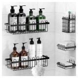 Shower Caddy, 5 Piece Shower Shelves, Bathroom Org