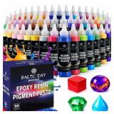 BALTIC DAY 50 Color Pigment Paste for Epoxy Resin