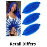 5 Pcs Blue Braiding Hair