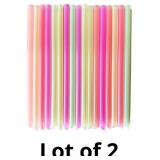 YAOSHENG Colored Disposable Milkshake Straw, (100-