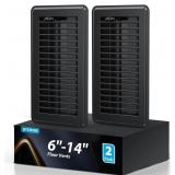 Black Vent Cover, BYEWIRE Floor Register 6x14, Hea