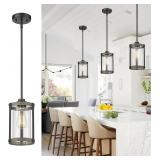 $114 Industrial Pendant Lighting, Mini Glass Penda