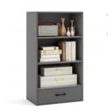 Costway 4-Tier Bookcase 48' Display Bookshelf Stor