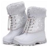 Kids Winter Boots Girls Boys Warm Snow Boots Child