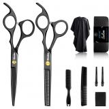 Sirabe 10 PCS Hair Cutting Scissors Set, Professio