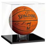 Basketball Display Case, Clear Acrylic Full Size B