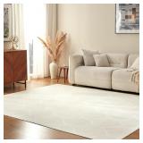 Amazon Basics Thin Indoor Area Rug, Geometric Prin
