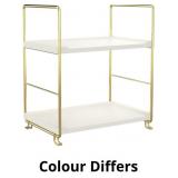 2-Tier Kitchen Spice Rack - Freestanding Stackable